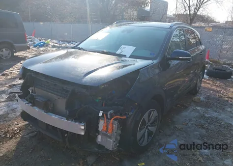 2018 Kia Niro Plug-In Hybrid Ex Premium z USA, uszkodzony, nr VIN KNDCC3LD2J5186942